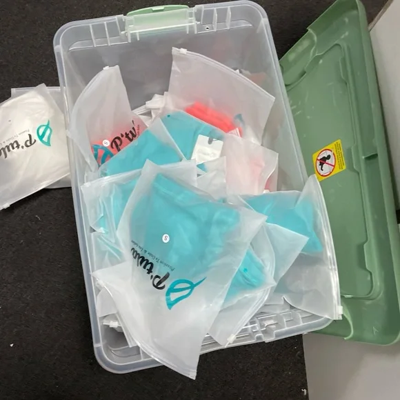 P'tula Coral Strappy Sports Bra TEAL Women’s SZ SMALL NWT New In Bag - Picture 9 of 10